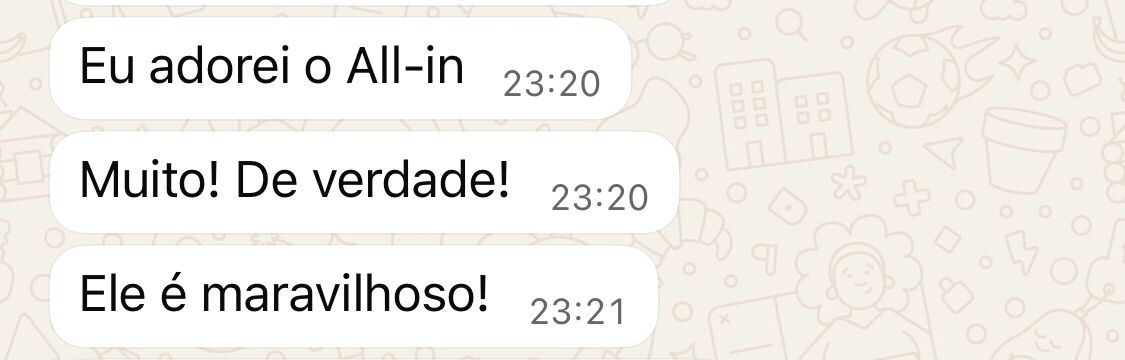 Print de depoimento real de cliente Piderme 2