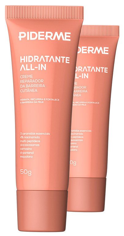 Hidratante All-In Piderme — substitui 6 produtos da rotina de skincare